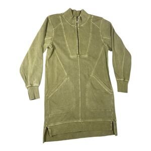Daily Practice By Anthropologie Women’s Olive GreenSweatshirt Dress Small